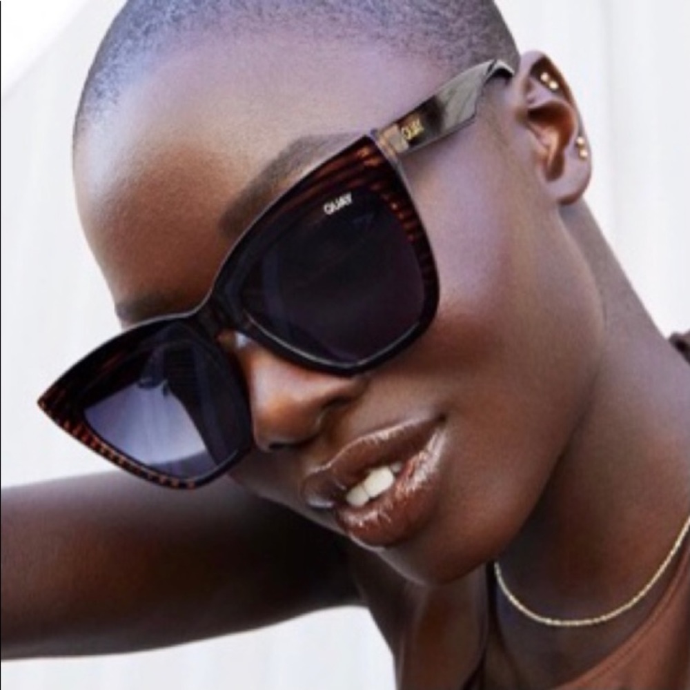 QUAY Australia For Keeps Sunglasses Expresso Smoke NEW